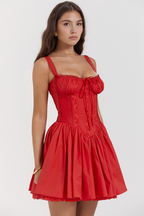 Bela Bustier Dress with Lace Details