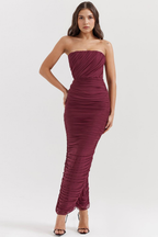 Caroline Pleated Maxi Dress