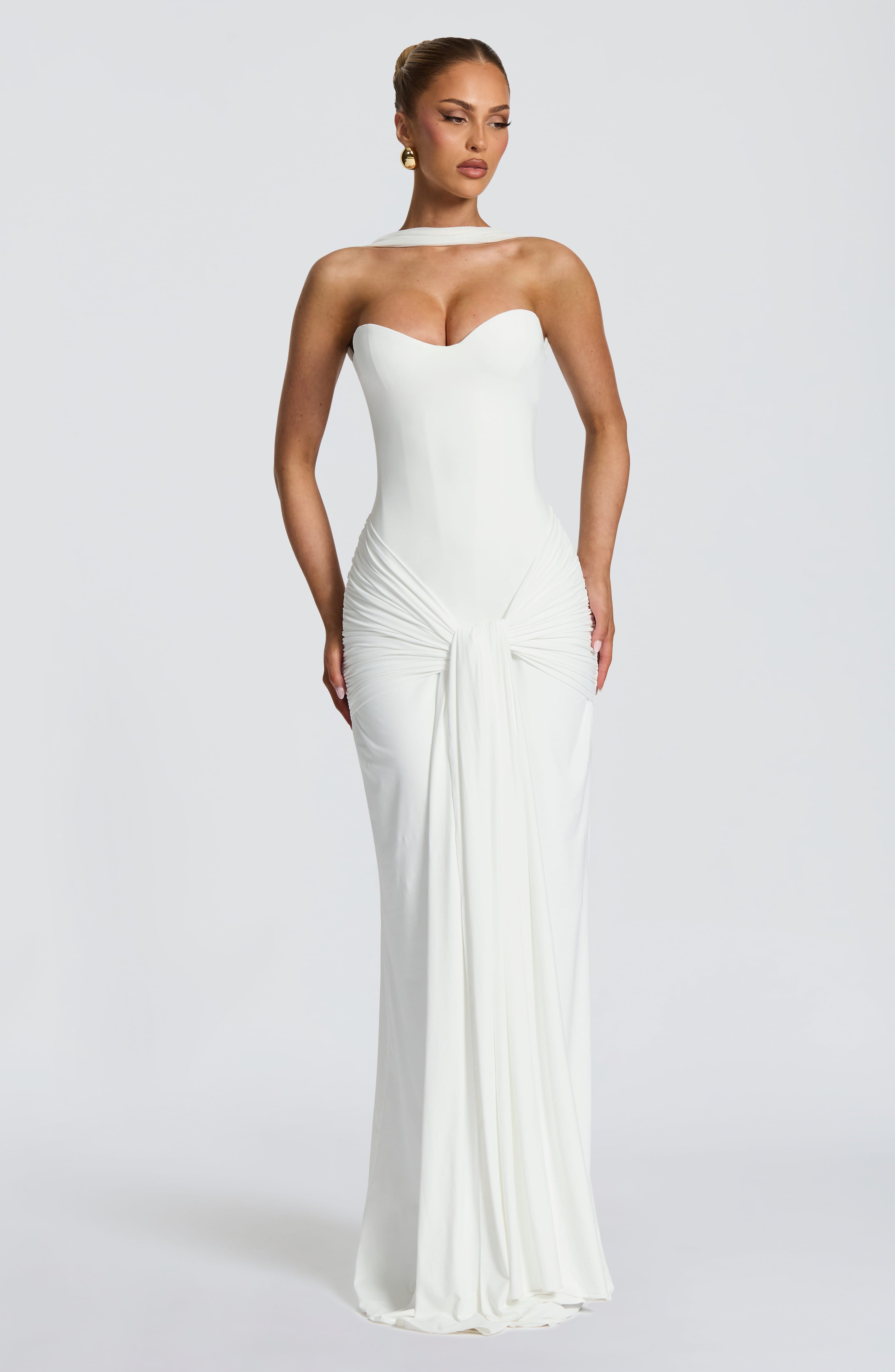 Gia Maxi Dress - Ivory