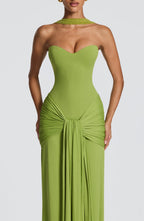 Gia Maxi Dress - Olive