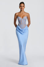 Kathleen Maxi Dress - Powder Blue