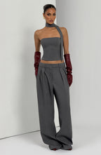 Kirsty Pants - Grey Marl