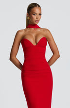 Lindsey Maxi Dress - Red