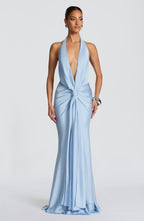 Linette Gown - Glacier Blue
