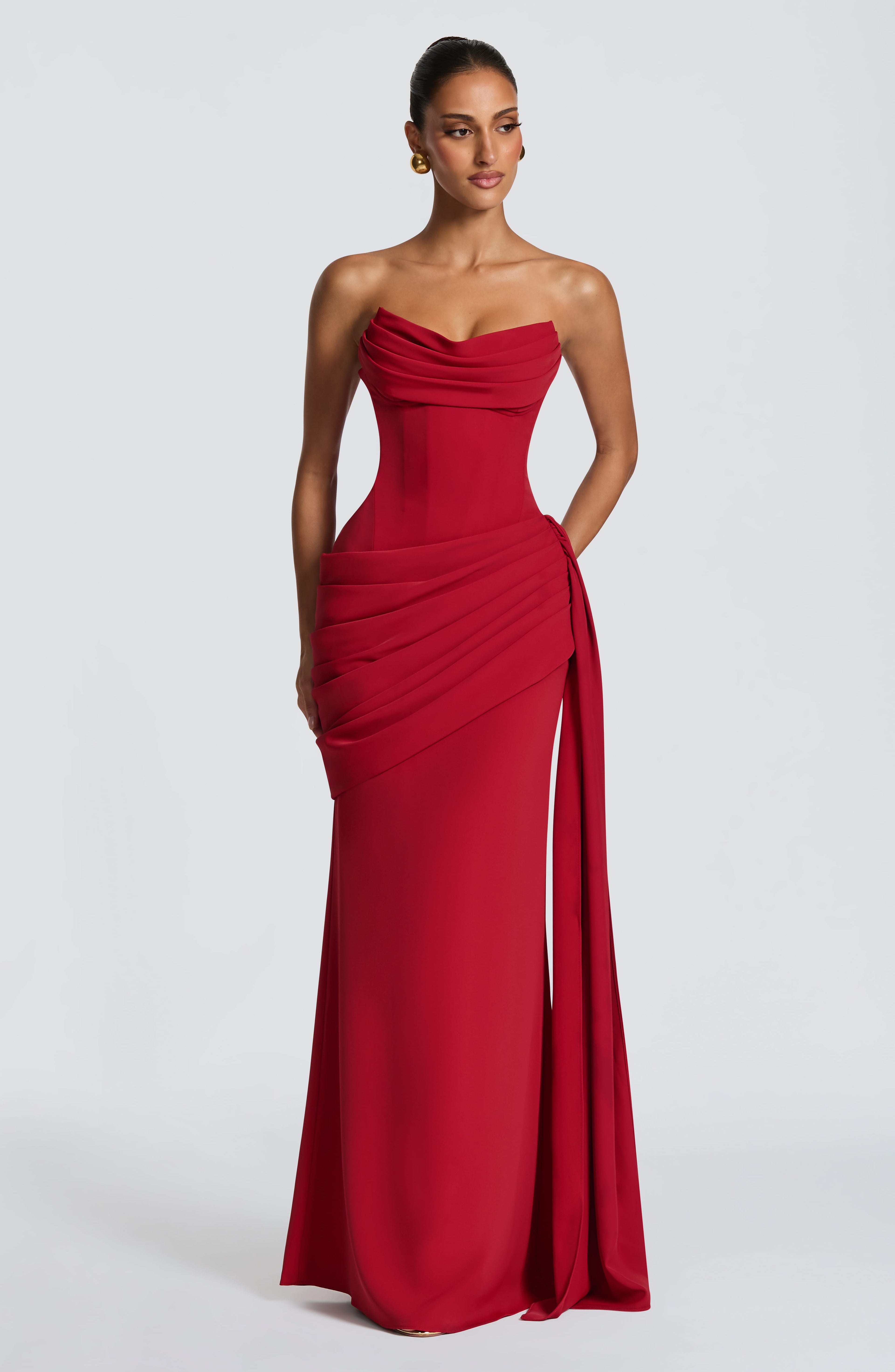 Matisse Maxi Dress - Deep Red