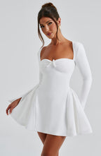 Megan Mini Dress - Ivory