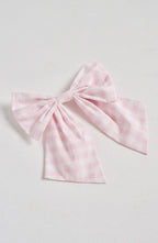 Mitzi Bow - Blush Gingham