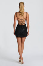 Nefertiti Mini Dress - Black