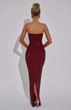 Neriah Maxi Dress - Wine