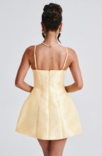 Nicole Mini Dress - Lemon
