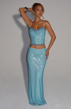 Nora Top - Aqua