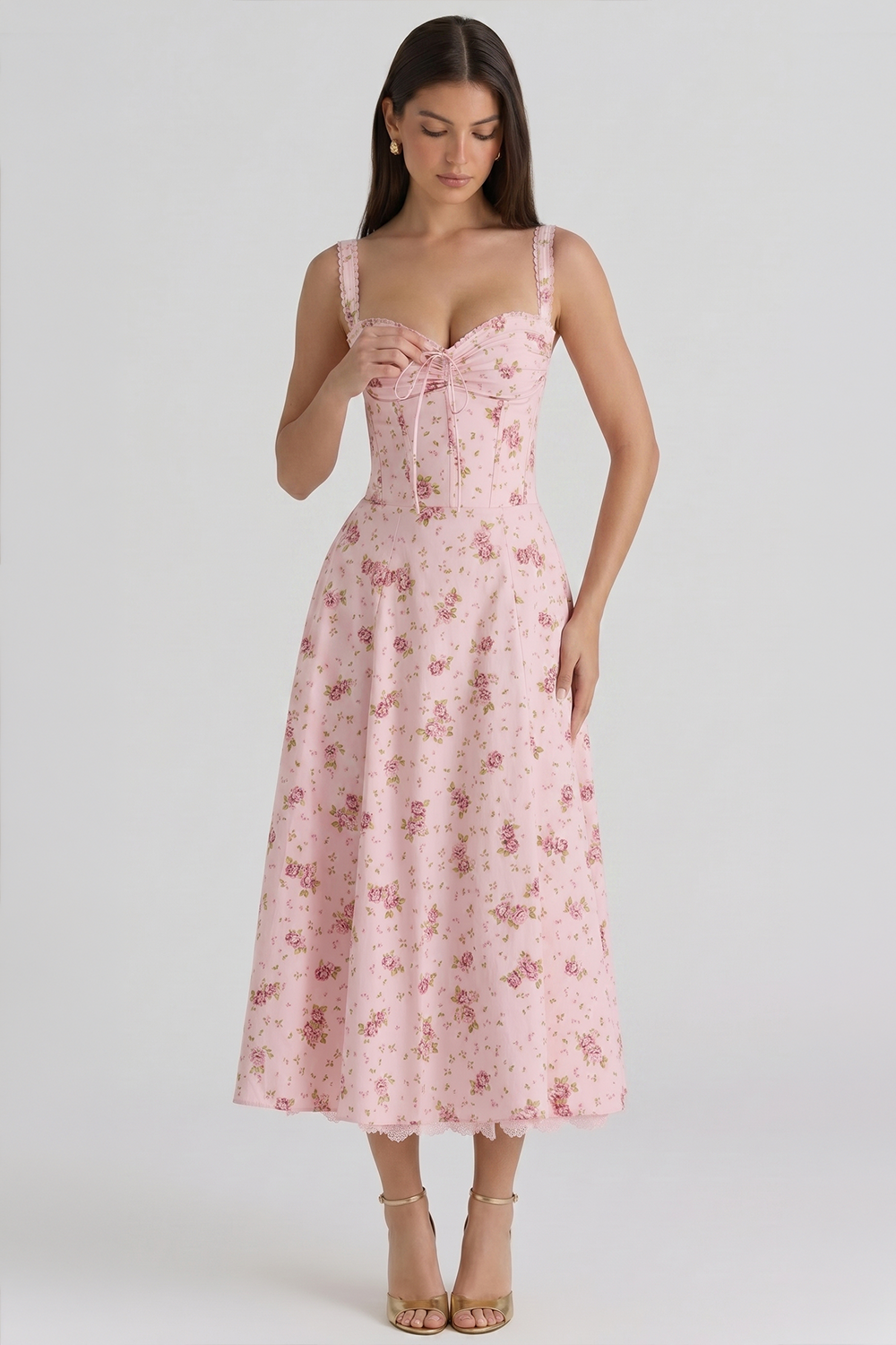 Valentina Lace Bustier Dress