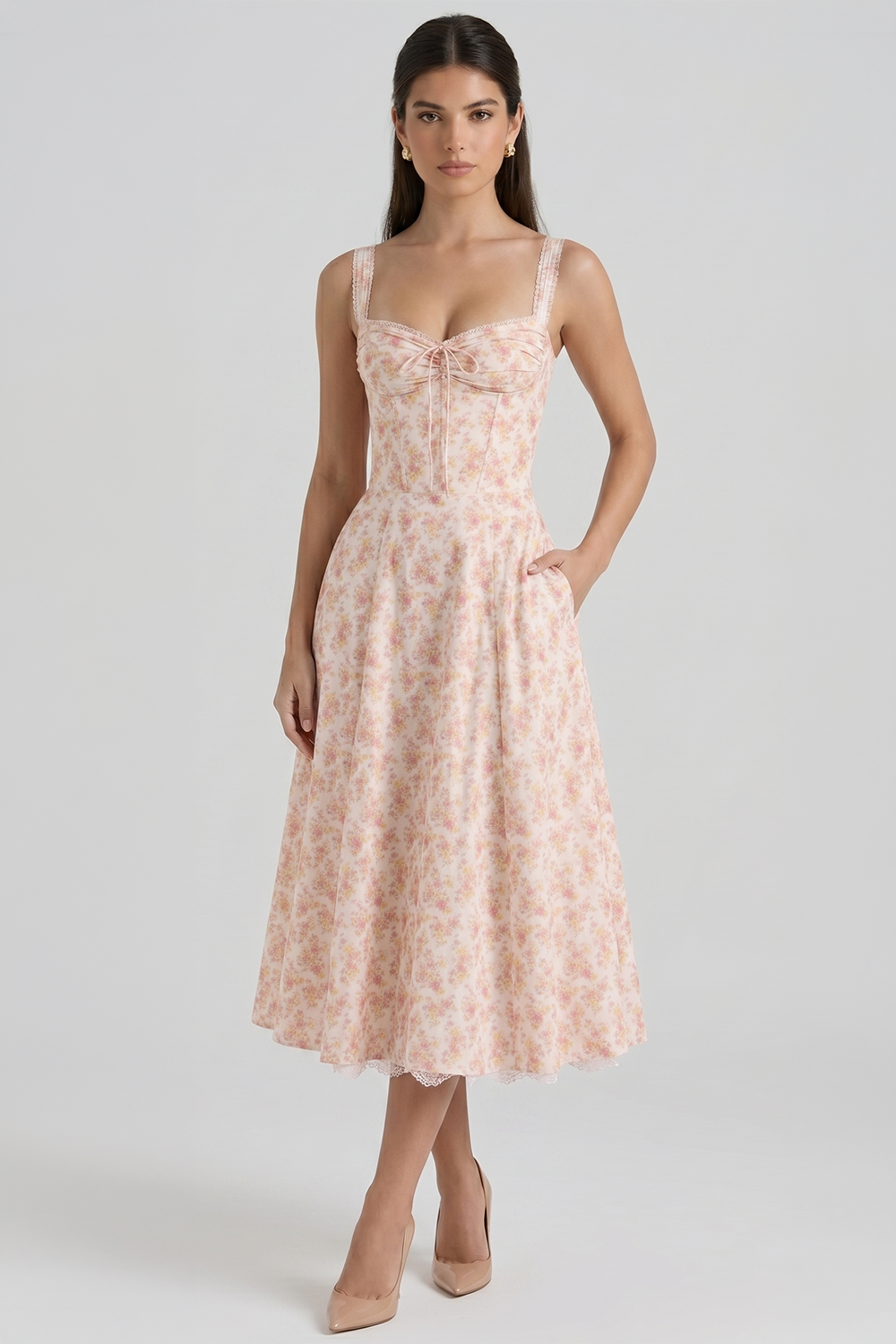 Valentina Lace Bustier Dress