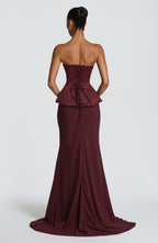 Ravenna Corset - Cherry Lacquer
