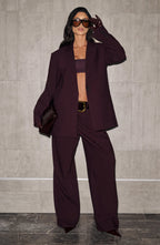 Reece Blazer - Plum