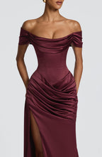 Riona Gown - Cherry Lacquer