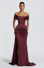 Riona Gown - Cherry Lacquer