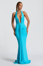 Rosetta Maxi Dress - Aqua