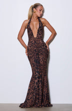 Rosetta Maxi Dress - Leopard Print