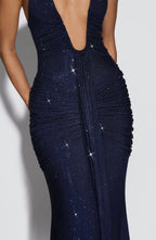 Rosetta Maxi Dress - Navy Sparkle