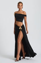 Saira Maxi Skirt - Black