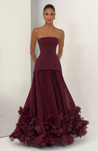 Seraphina Gown - Cherry Lacquer