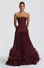 Seraphina Gown - Cherry Lacquer