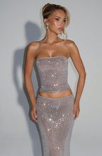 Serena Top - Silver