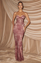 Sian Maxi Dress - Burgundy
