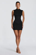 Soline Mini Dress - Black