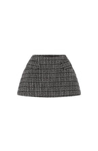 Tabitha Mini Skirt - Black/White
