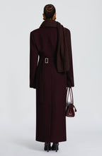 Talin Scarf - Plum Brown