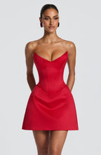 Torin Mini Dress - Red