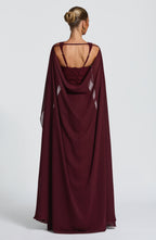 Tullulah Maxi Dress - Cherry Lacquer