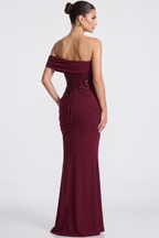 Adele One-Shoulder Bustier Maxi Dress