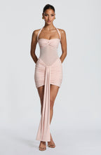 Vixen Mini Dress - Soft Blush
